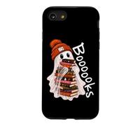 Booooks Funny Boo Ghost Read More Books Bookworm Halloween Case for iPhone SE (2020) / 7/8