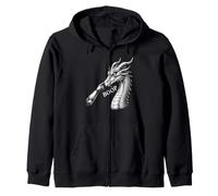 Boop - Dragon Lover Fantasy Humor Mythical Creature Zip Hoodie