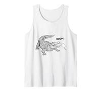 Boop the Angry Alligator Design for Animal Lovers and Fun Tank Top