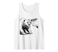 Boop the Angry Bear Design for Animal Lovers and Fun Tank Top