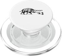 Boop the Angry Bore Design for Animal Lovers and Fun PopSockets PopGrip for MagSafe