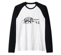 Boop the Angry Bore Design for Animal Lovers and Fun Raglan Baseball Tee