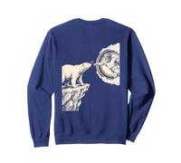 Boop The Bear Funny Grizzly Bear Wildlife (ON BACK) Sweatshirt