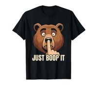 Boop The Bear Funny Grizzly Bear Wildlife Value Graphic T-Shirt