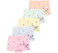 BOOPH Girls Underwear Baby Toddler Panties 5 Pack Briefs Boyshort for 2-8 Years, multicoloured, 9-11 Jahre