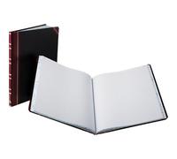 Boorum & Pease 1602123F Record Ruled Book, Black Cover, 300 Pages, 10 1/8 x 12 1/4