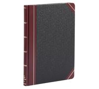 Boorum & Pease 21150R Columnar Accounting Book, Record Rule, Black Cover, 150 Pages, 8 1/8 x 10 3/8