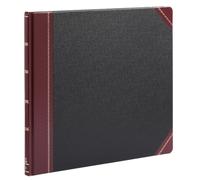 Boorum & Pease 25 Series Columnar Book, 24 Column, 150 Page, Black/Red (25-150-24)
