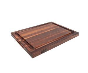 Boos Block BBQ Deluxe Walnut - Side Grip - 18 x 12 x 1,5 Inches