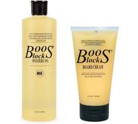 Boos Block MYSCRM John Boos Butcher Block Mystery Applicator Chopping Board, Mineral, Beeswax, Oil Set with 473 ml and a tin of 150 ml