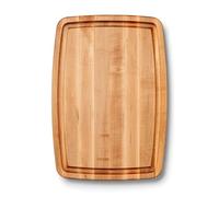 Boos Block Juice Groove Carving Board Oval - Butchers Block North American Hard Maple Chopping Board - Safe for Food Preparation - Thick 24 x 18 x 1,5 Inches