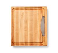 Boos Block Juice Groove Chopping Board With Drip Tray - Butchers Block Chopping Board - Extra Thick Chopping Board - North American Hard Maple - Meat Carving Board - 15 x 14 x 2,25 Inches