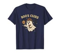 Boo's Clues Ghost Private Detective Halloween Spooky Season T-Shirt