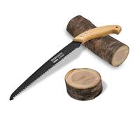 BOOSDEN 11'' Hand Pruning Saw, Japanese Trim Saw with Wood Handle, Hand Saws for Tree Trimming, Camping, Woodworking, Gardening