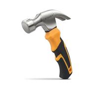 BOOSDEN 8oz Small Hammer, Claw Hammer with Rubber Handle, Stubby Camping Hammer, Mini Hammers for Picture Hanging, Nail Hammer for Indoor Outdoor Use, Tiny Hammer for Women