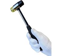 BOOSDEN Double-Faced Soft Hammer Mallet, Rubber Hammer, Soft Hammer for Home Decoration Installation Hand Tool, 25mm