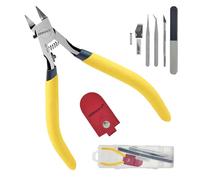 BOOSDEN Gundam Model Tool Kit, Model Nippers 9pcs Set, Hobby Building Tool Set, Modeler Basic Tools Craft Set for Basic Model Building, Repairing and Fixing