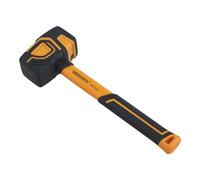 BOOSDEN Rubber Mallet, 36 oz Rubber Hammer with Hook, Mallet Hammers with Solid Head & Ergonomic Grip Handle, Soft Face Hammer, No Damage for Flooring, Woodworking and Camping