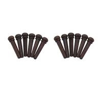 Booso 12pcs Rosewood Guitar Bridge Pins End Pin Set