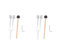 Booso 2X 174 Hz Tuning Fork for Healing Repair Reliever Stress & Healing Musical Instrument with Silicone Hammer Tuning Fork