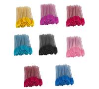 Booso 400Pcs Disposable Eyelash Brush Mascara for Eye Lashes Extension Eyebrow and Makeup Brushes