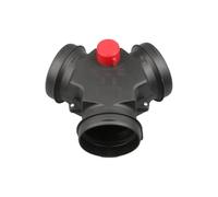 Booso 90MM to 75MM Valve Flap Adjustable Air Heater Vent Ducting T Branch Splitter Pipe Joiner Connector for Car Truck Campers