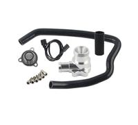 Boost Bypass Valve Turbocharger Cutoff Valve Auto Turbo Dump Blow Off Diverter Valve Suit Conversion Fit for Audi S3 Fit for Vw Golf R 2.0 TFSI Transversal ETI VAG Group(with Black Hose)