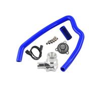 Boost Bypass Valve Turbocharger Cutoff Valve Auto Turbo Dump Blow Off Diverter Valve Suit Conversion Fit for Audi S3 Fit for Vw Golf R 2.0 TFSI Transversal ETI VAG Group(with Blue Hose)