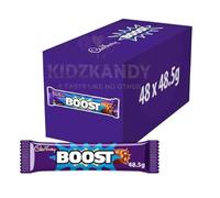 Boost Chocolate Box Full Box Of 48 x 48.5g Chocolate Boost Favourtite Chocolate Crunchy Biscuit Deliciously Chewy Caramel Chocolate
