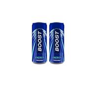 Boost Energy Drink Original Flavour - 48 Pack Drinks with Caffeine, Taurine and Vitamin B | Carbonated Energy Drinks | Gluten Free Vegan Low Calorie F