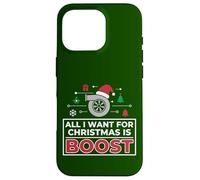 Boost-Fueled Christmas Design for Car Fans Case for iPhone 16 Pro