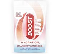 Boost Hydration Electrolytes Powder - Strawberry Watermelon Flavour - 30x Serving Pouch - Sugar Free Electrolytes Drink Powder for Rehydration - 100% Vegan