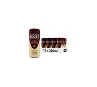 Boost Iced Coffee Caffe Latte, 12 x 250 ml, Ready-To-Drink Cold Brew Coffee Drink, The Perfect Caffeine Boost, A Smooth and Creamy Full-Bodied Blend