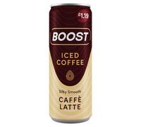 Boost Iced Coffee Caffè Latte 250ml (Pack of 12)
