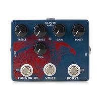 Boost Overdrive Effect Pedal Aluminum Alloy Guitar Accessories Dual Guitar Pedal Guitar Effects Pedal