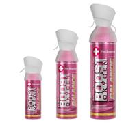 Boost Oxygen Cylinder 3 Pack 3L, 5L & 10L | Pink Grapefruit Portable Oxygen Cylinder for Breathing | Lightweight Oxygen Canisters for Travel, Sports, Hiking & Outdoor Activities