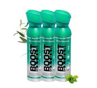 Boost Oxygen Portable Oxygen Cylinder with 95% Oxygen - 15L, 3x5L Oxygen Canister with Oxygen Mask for More Than 300 Inhalations - Portable Oxygen Can, Oxygen for Home use (Menthol-Eucalyptus Flavour)