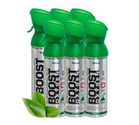 Boost Oxygen Portable Oxygen Cylinder with 95% Oxygen - 30L, 6x5L Oxygen Canister with Oxygen Mask for More Than 600 Inhalations - Portable Oxygen Can, Oxygen for Home use (Natural Flavour)