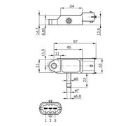 Bosch Map Sensor 0281002593