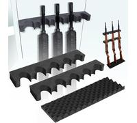 BOOSTEADY 2 Pack Gun Rack for Gun Storage, Gun Safe Accessory for Rifles and Shotguns, Gun Holder in Gun Cabinet, Shotgun Rifle Rest, Foam Material with Magnetic Strip, Gifts for Hunters