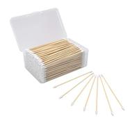 BOOSTEADY 400PCS Double Ended Swabs .22 .223 Caliber 5.56 MM 6 Inch Cotton Gun Cleaning Swabs in Storage Case