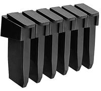 BOOSTEADY ABS 6 Standard Double Stack Mag Rack Wall Mount, Wall Magazine Display, Detachable Wall Mags Storage Organization System, Precision Fit for Glok 17, 19, 26, 31, 32, 33, 34 Mags