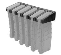 Boosteady ABS 6 Standard Rack Wall Mount, Wall Magazine Display, Detachable Wall Mags Storage Organization System