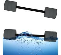 BOOSTEADY Aquatic Exercise Dumbbells Water Dumbbell Pool Resistance Aquatic Fitness Barbells High-Density EVA Foam Pool Weights Dumbbells, for Water Aerobics Weight Loss (1 Grey Long barbell)