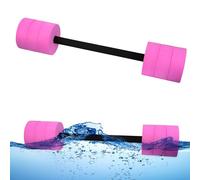 BOOSTEADY Aquatic Exercise Dumbbells Water Dumbbell Pool Resistance Aquatic Fitness Barbells with 6 High-Density EVA Foam Pool Weights Dumbbells, for Water Aerobics Weight Loss(1 Pink Long barbel)