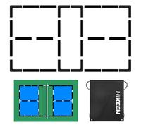 BOOSTEADY Black Court Lines Marker Kit Anti-Wind-Resistant Throw Down Markers 28pcs, Pickleball Net Court for Indoor Court-28 PCS