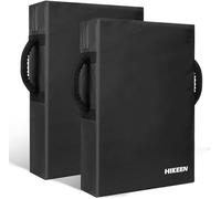 BOOSTEADY Football Blocking Pad Training Equipment Denser Softer Foam Kick Pads for Soccer, Basketball, Hockey, Lacrosse Tackle Dummy - 24"x16" Kick Shield Pad with Handles (2PCS)