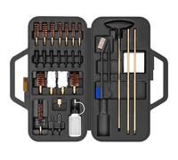 Boosteady Gun Cleaning Kit Elite Edition for Rifles Universal Handgun Shotgun Pistol Rifle Cleaning kit for .22 .357/9MM .30 .40 .45 .243 .270 12GA 20GA All Calibers and Portable Brass Brush with Case