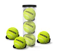 BOOSTEADY Premium Tennis Trainer Rebound with Metal Base,Portable Solo Tennis Trainer Set with 3 Highly Elastic String Balls,Tennis Practice Equipment for Adult Kids an Beginners