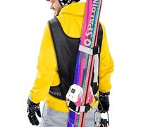 BOOSTEADY Ski Strap Ski & Poles Backpack Shoulder Strap Hands-Free for Easy Transportation of Your Skiing accessories